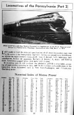 "Locomotives Of The Pennsylvania," Page 50, AUG 1941